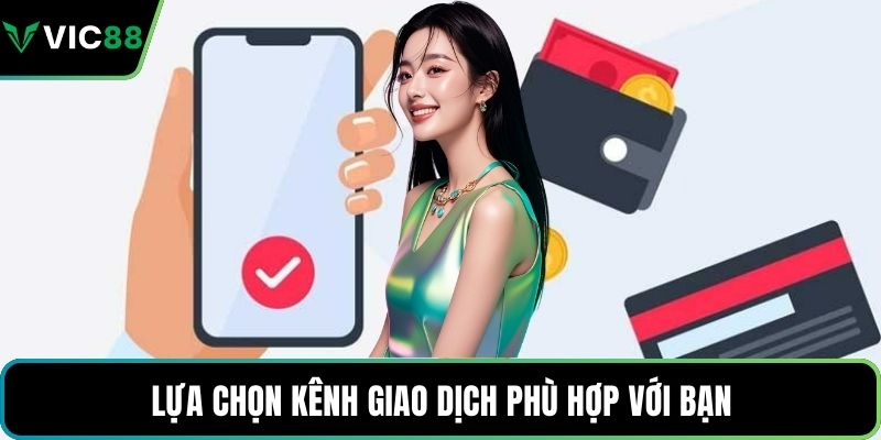 Lựa chọn kênh giao dịch phù hợp với bạn